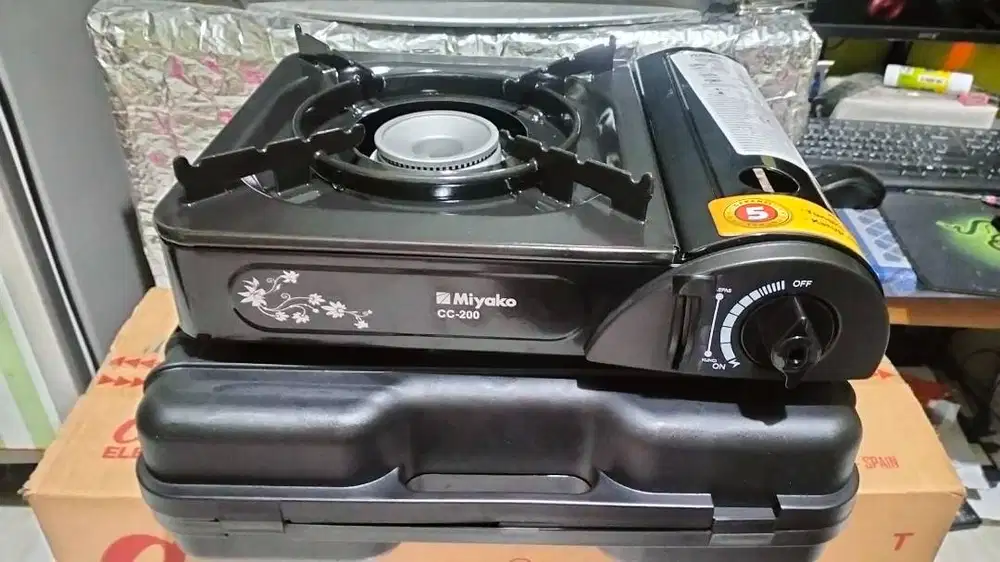 kompor portable miyako cc 200 baru