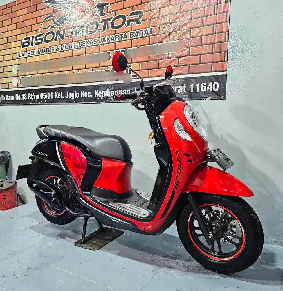 Super istimewa! HONDA NEW SCOOPY ALARM CBS ISS 2021 Pajak ON Donat