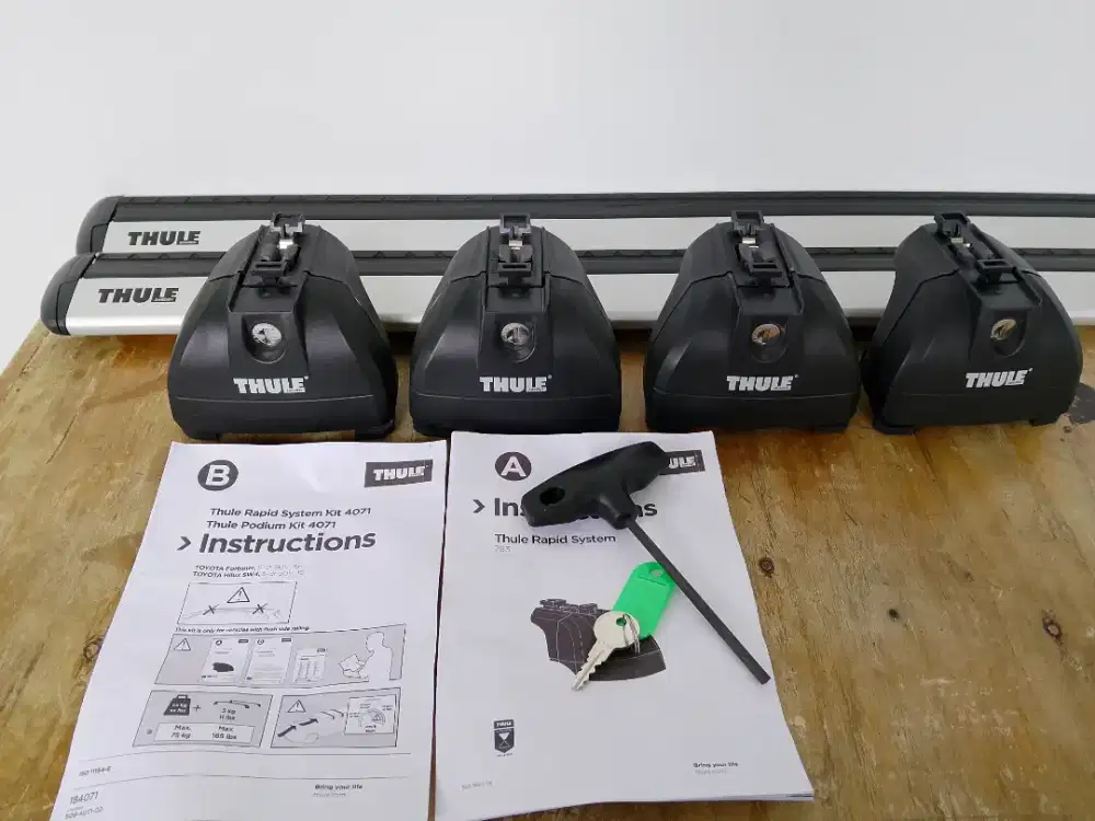 Crossbar thule all-new Fortuner/Pajero/veloz/outlander dll, Original