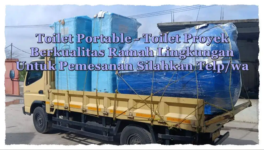 Toilet Proyek/Toilet Portable/Toilet Event/kuat dan kokoh / Toilet Reg