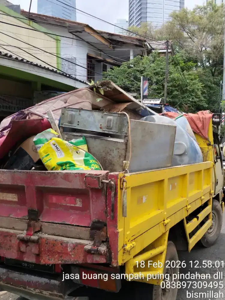 Jasa buang puing pengurugan dan angkut sampah