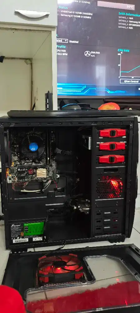 PC (i5 6th gen + RAM 16GB + SSD + HDD + HEADSET + KEYBOARD + MOUSE)