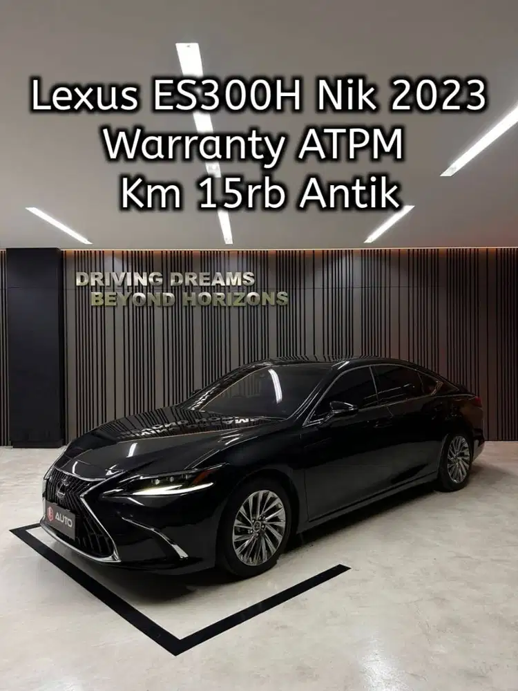 Lexus ES300H AT 2023 ES300 Hybrid Km15rb Hitam B888BAF