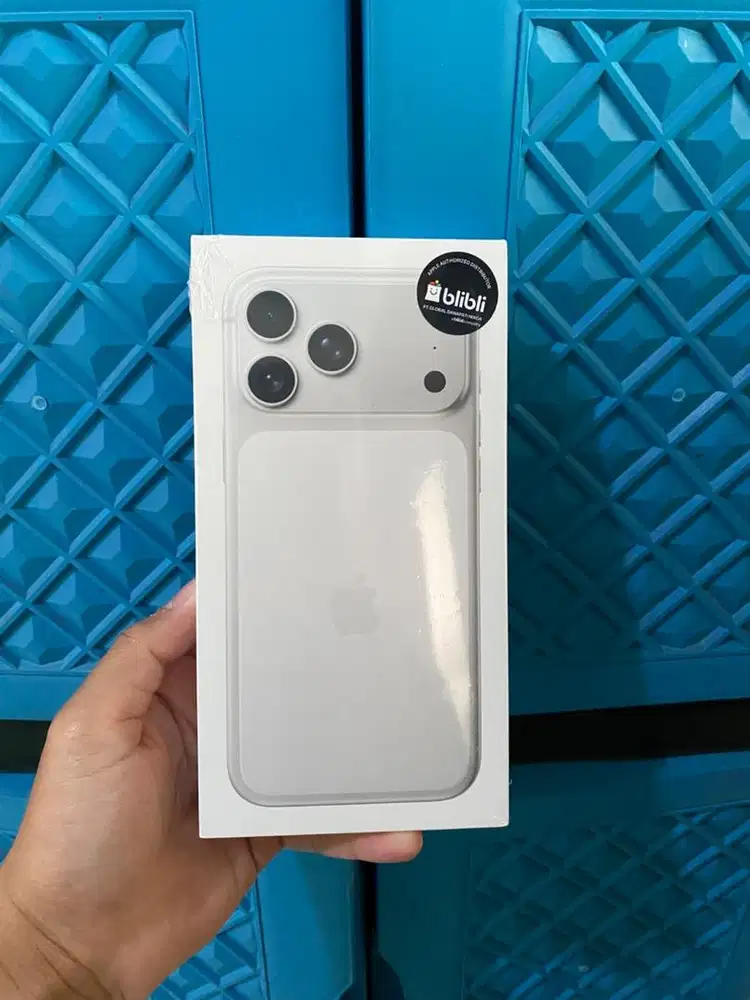Iphone 17 promax 256gb silver new murah