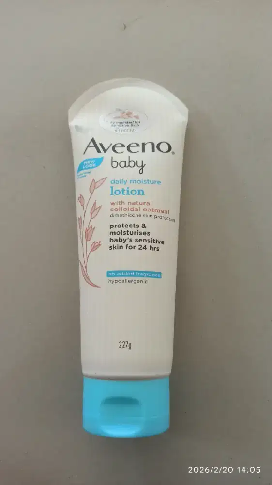Aveeno Baby Daily Moisture Lotion 227gr - Lotion Pelembap Bayi 227gr