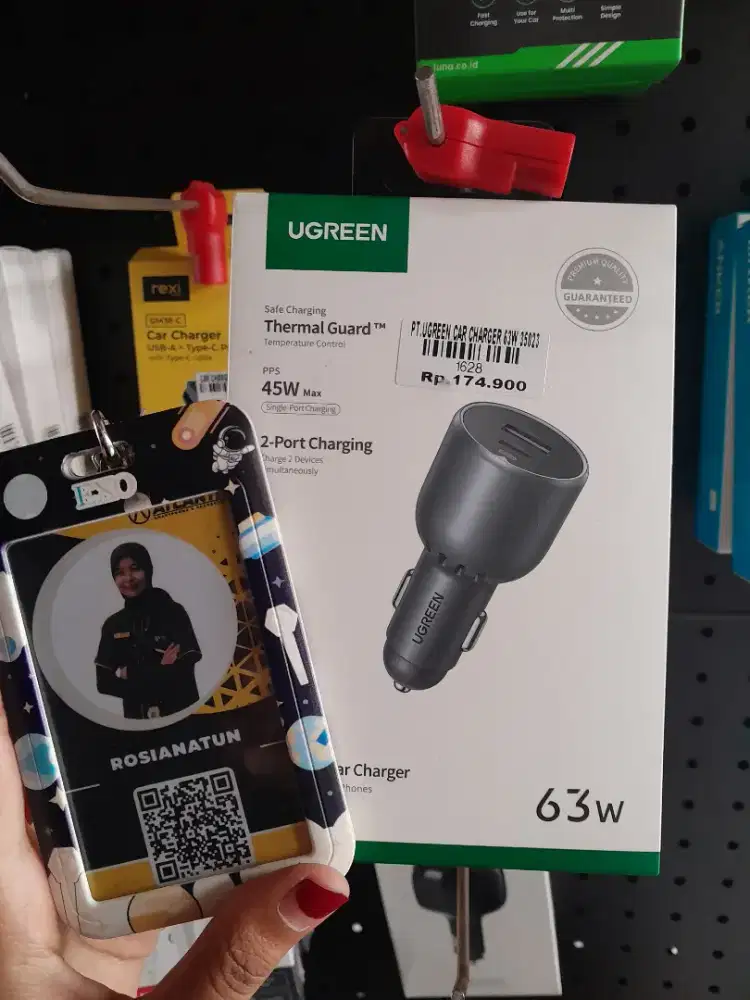 UGREEN CAR CHARGER 63W ATLANTIS DAHSYAT