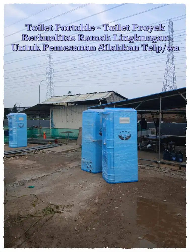 Toilet Event, Toilet Proyek, WC Umum, Toilet Portable, Murah Siap Paka