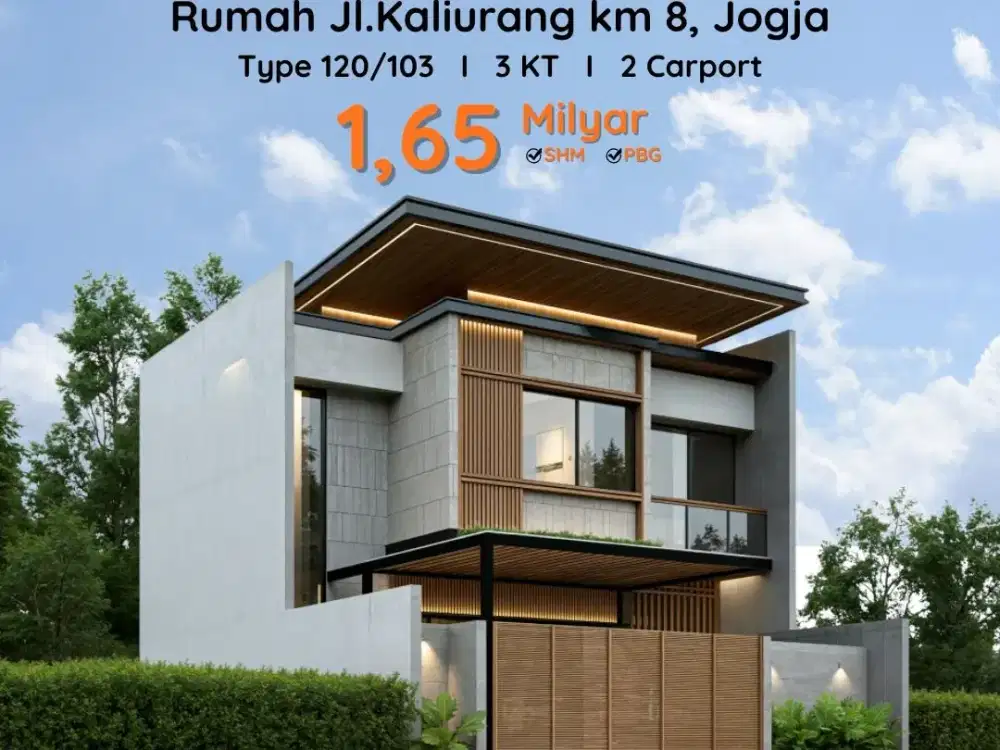 8menit UGM Rumah Kotenporer 3KM 2KM Siap Bangun Jogja