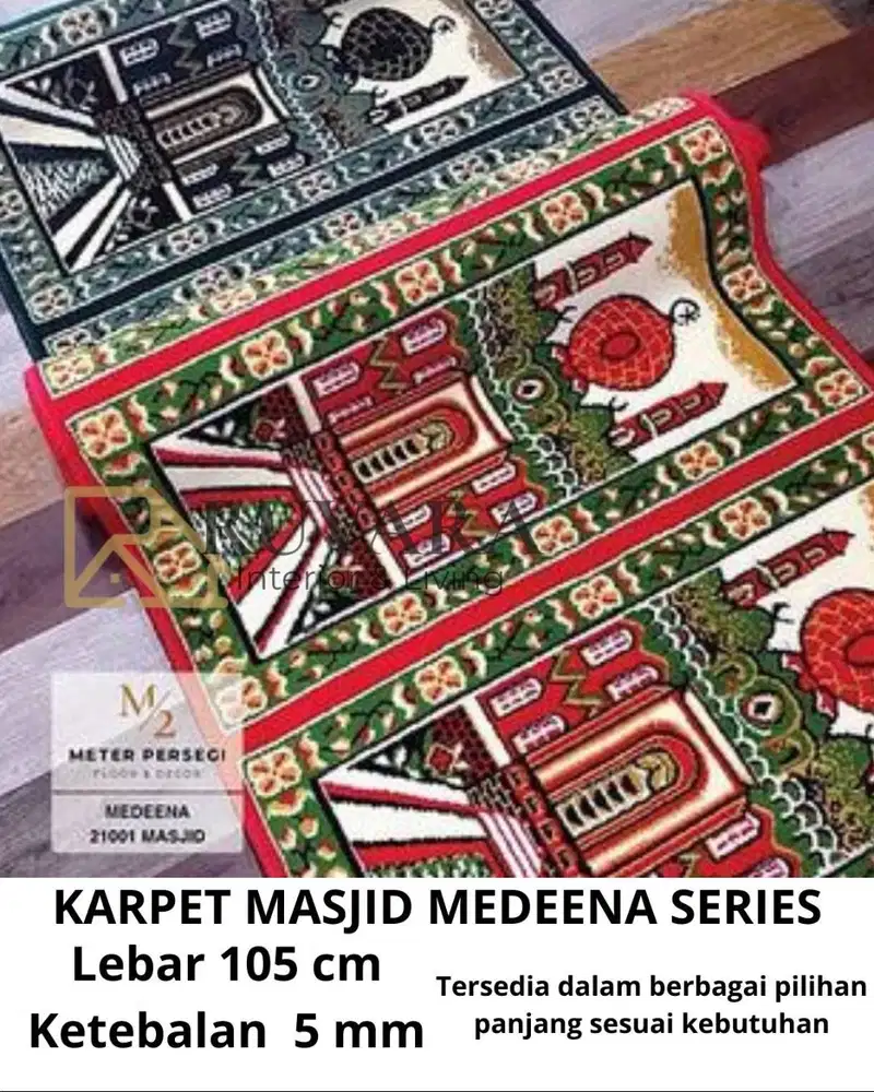 Karpet Masjid Medeena Series |Sajadah Roll | Karpet untuk Masjid Musho