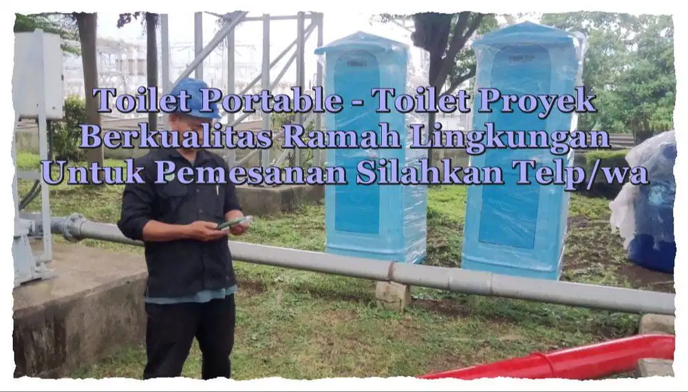 Toilet Event, Toilet Proyek, WC Umum, Toilet Portable, Murah Siap Paka