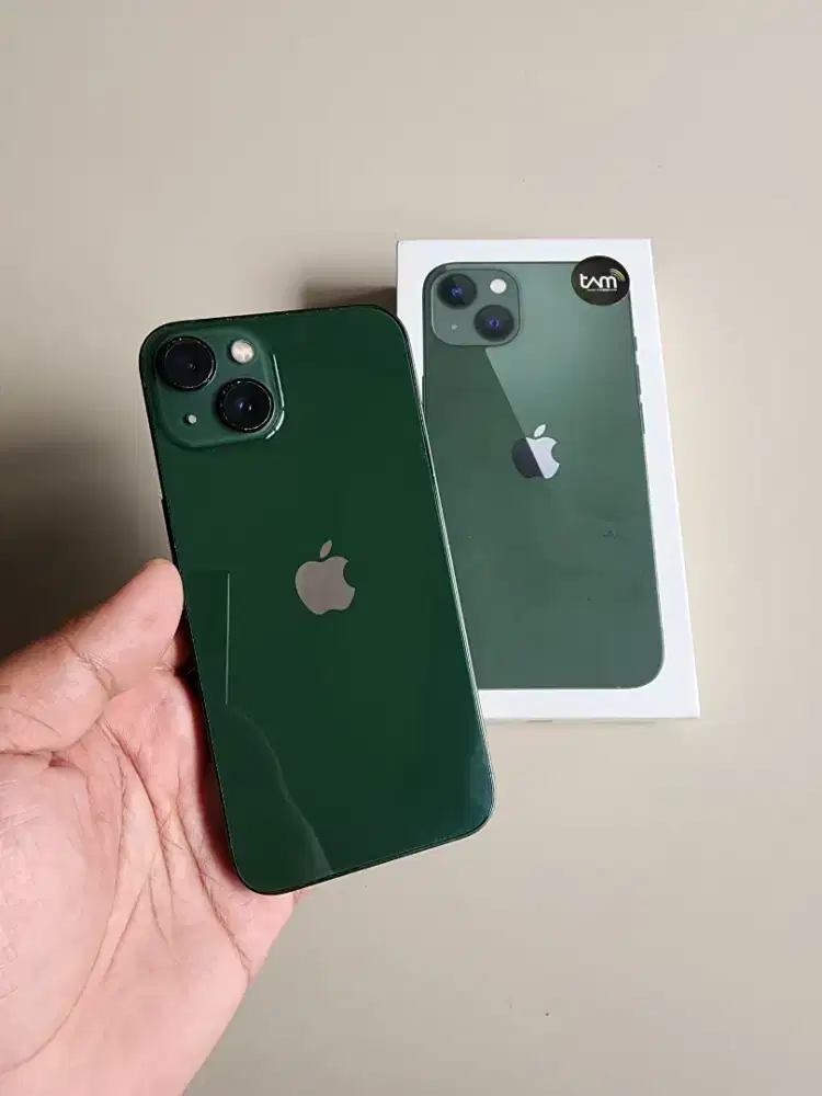 iPhone 13 128gb iBox Green Resmi Indo Fullset Normal Murah