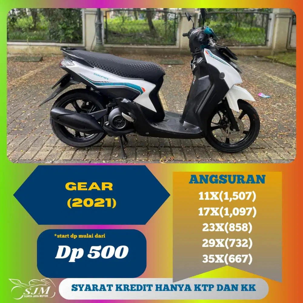 YAMAHA GEAR 125 2021 CASH & KREDIT