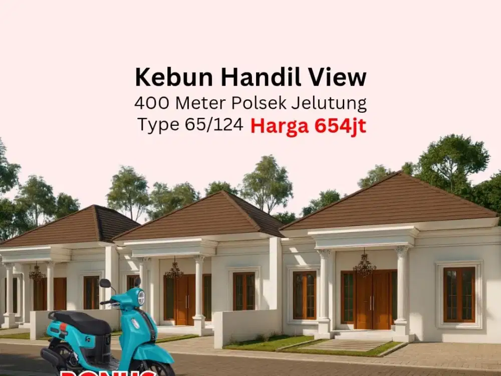 Rumah Kebun Handil Kota Jambi Type 65/124
