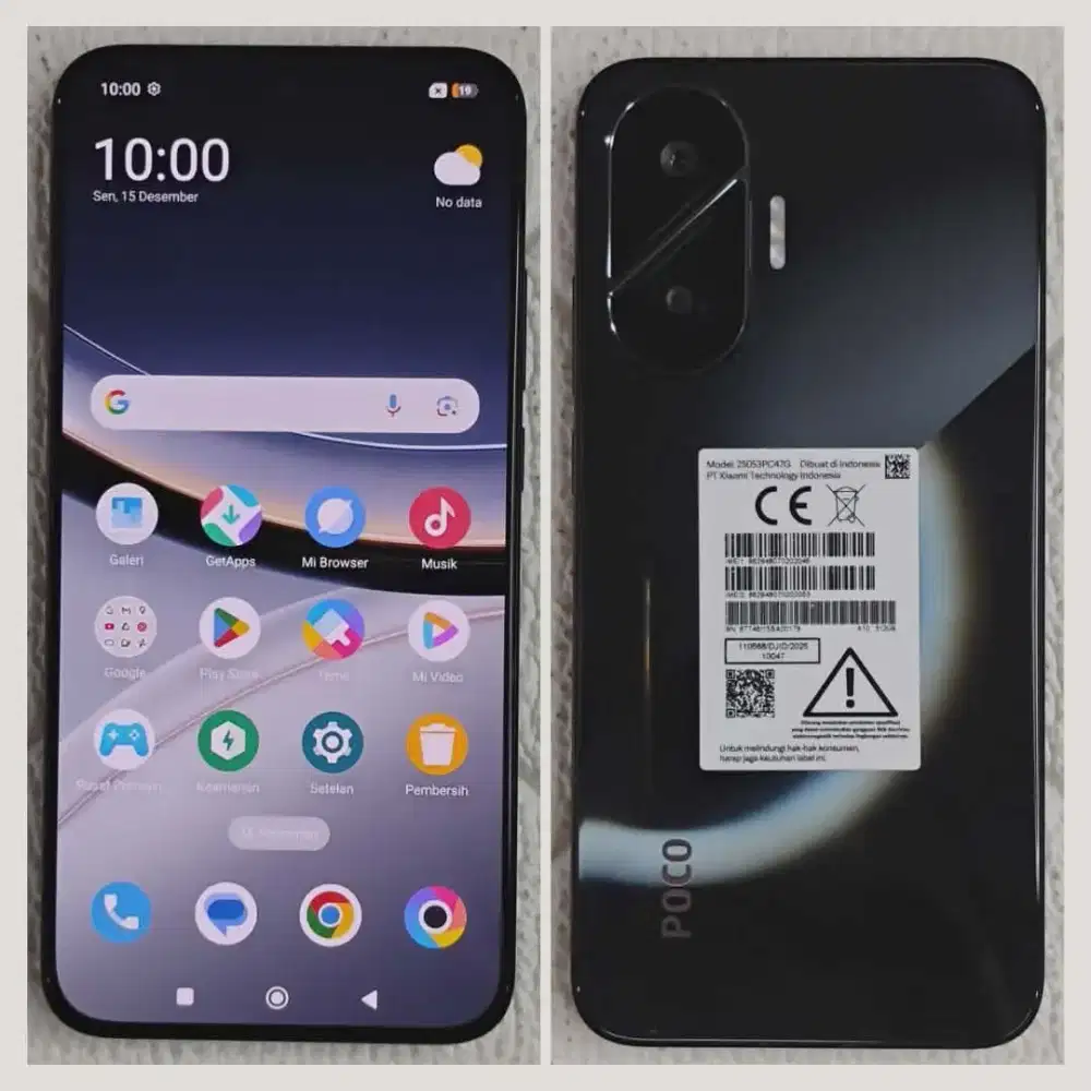 POCO F7 RAM 12/512 FULLSET MULUS NO MINUS