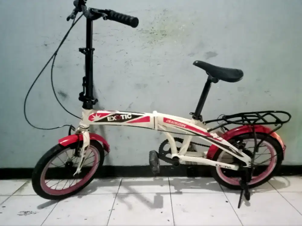 Dijual sepeda lipat merk EXOTIC ring 16