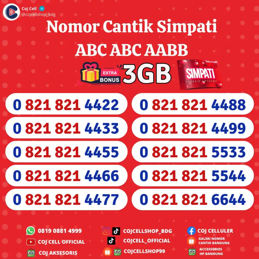 Nomor Cantik Telkomsel
