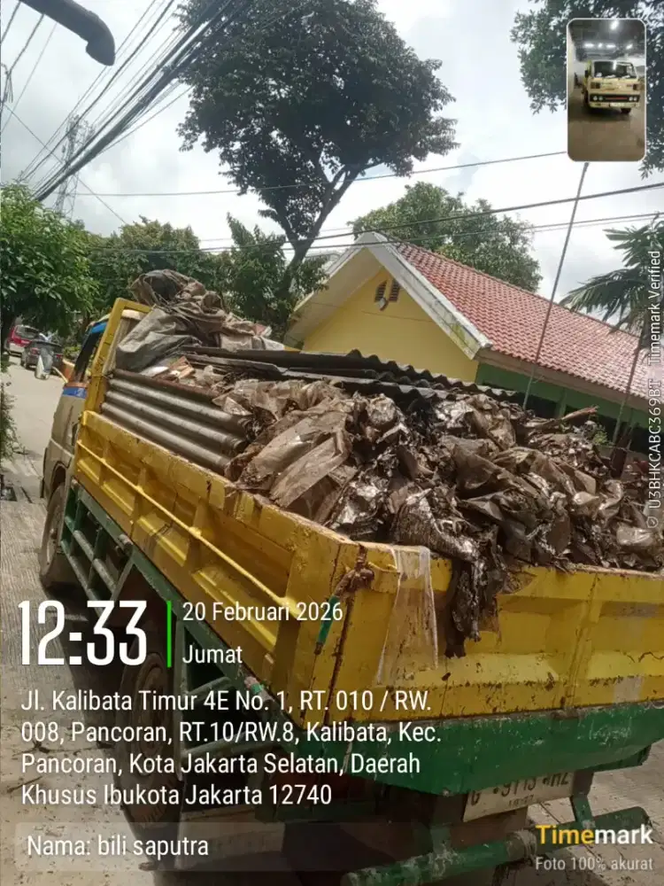 Jasa buang puing dan angkut sampah