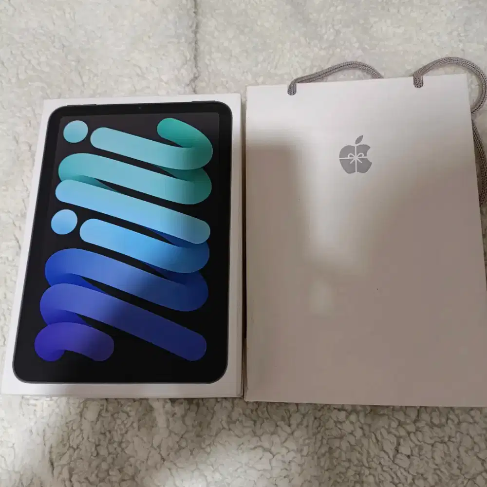 iPad Mini A17 Pro 128gb space grey baru sealed segel gress