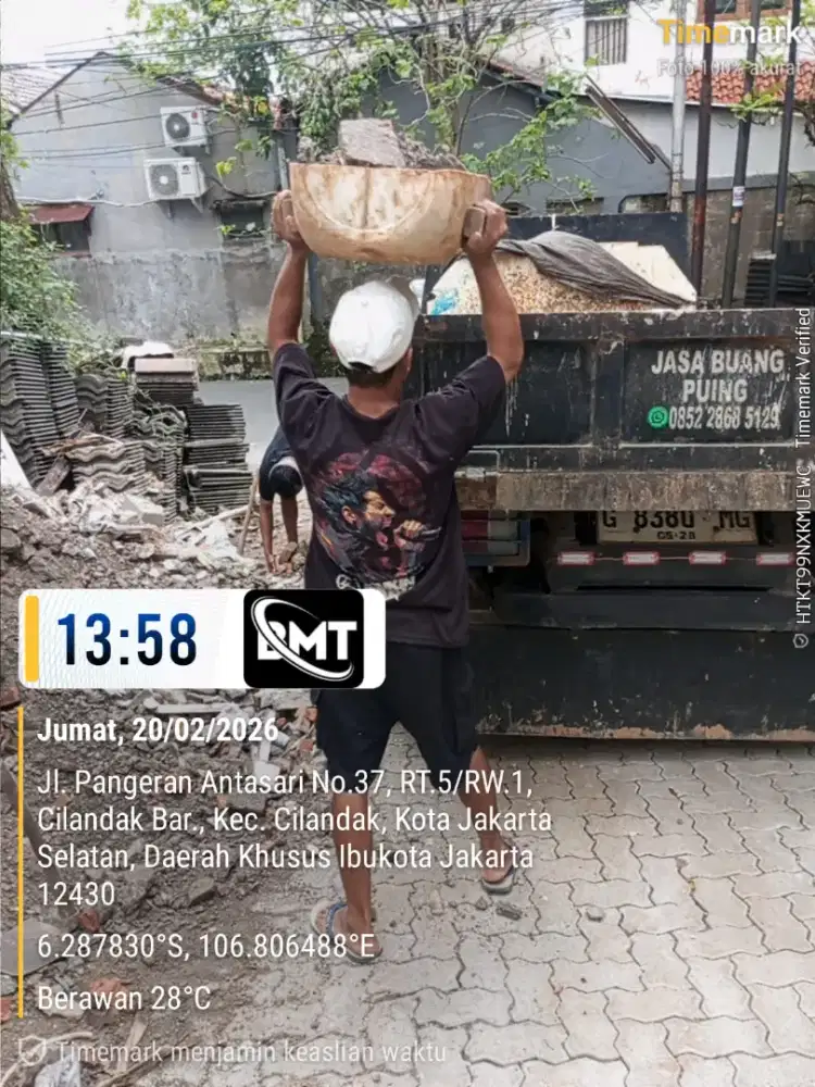 Jasa angkut puing dan buang sampah