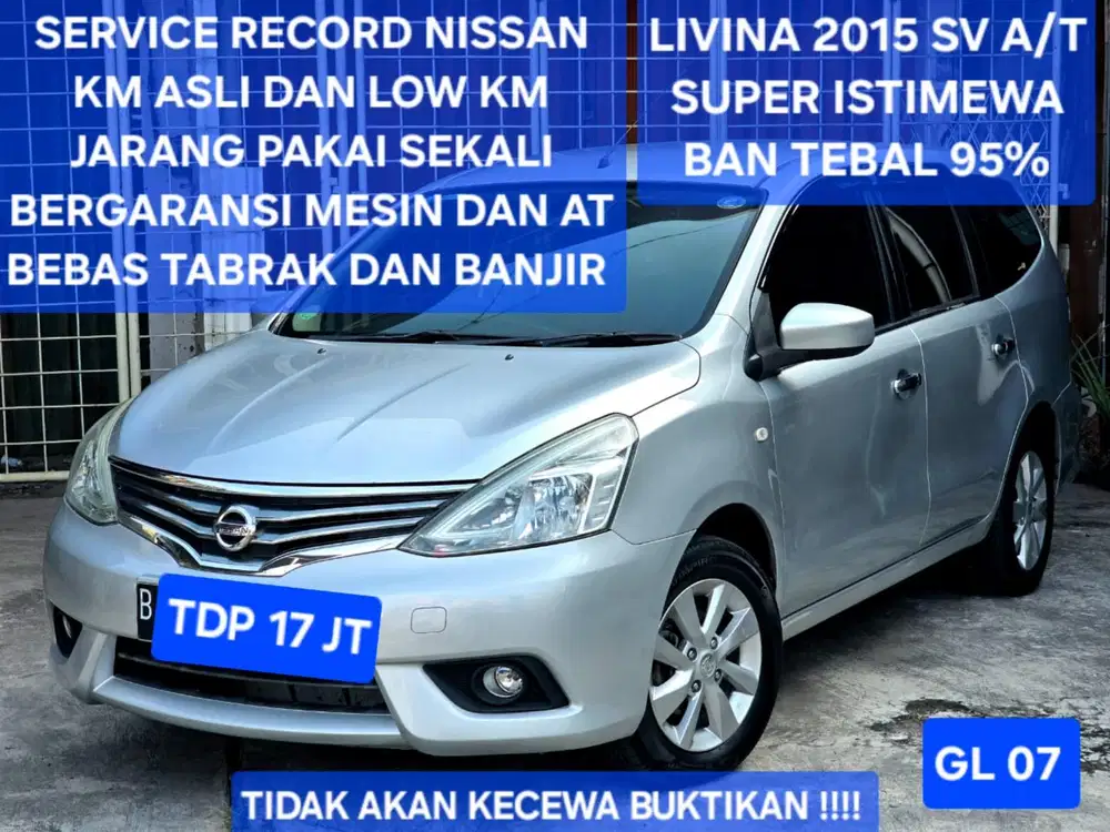 Nissan Grand Livina 2015 SV AT Automatic Model 2014 XV 2013 HWS