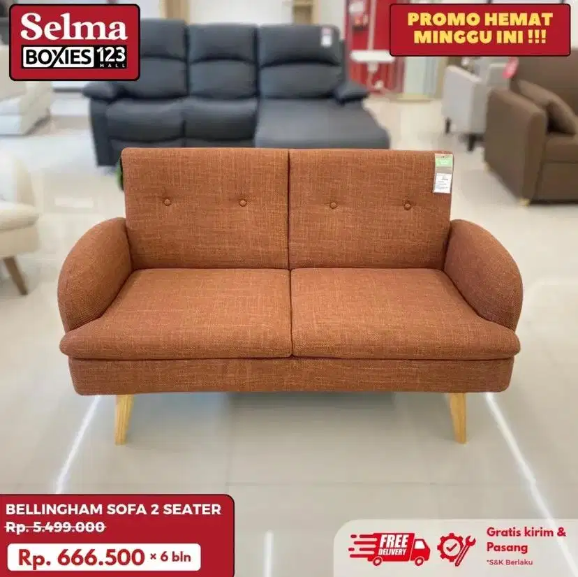 Sofa ruang tamu terbaru selma