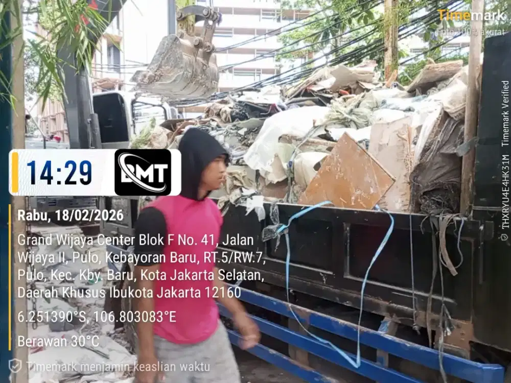 Jasa angkut puing dan buang sampah