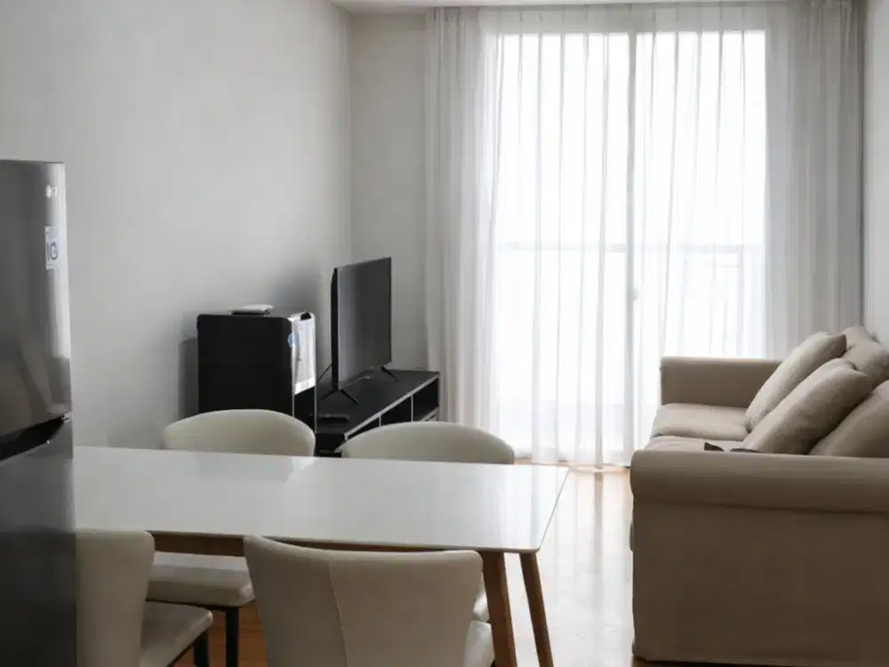 Apartemen Mewah Gold Coast PIK 2BR 58m2 Full Furnished City View