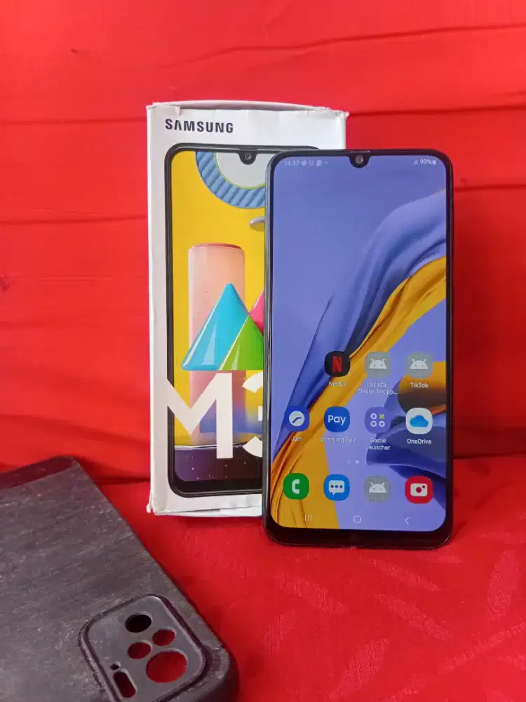 Samsung M31 ram 6gb/128gb lengkap mulus segelan
