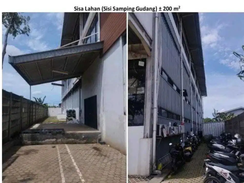 Dijual warehouse Gudang 3 lt di Zona Industri Serua Depok Jawa Barat
