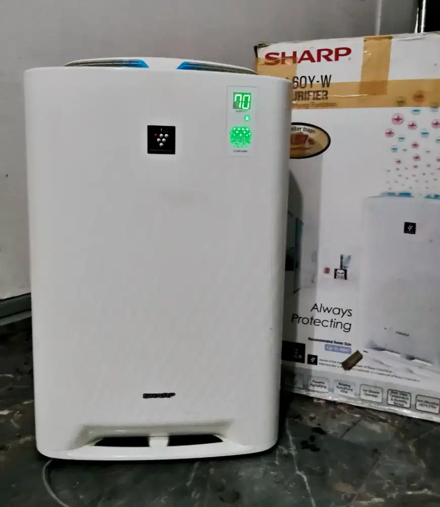 DIJUAL CEPAT – Air purifier + humidifier Sharp KC-A60Y-W