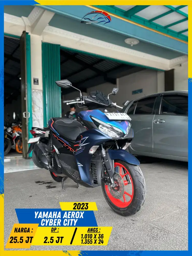 YAMAHA AEROX CYBER CITY 2023 ISTIMEWA BOSKU HIKMAH MOTOR KEPUH MALANG