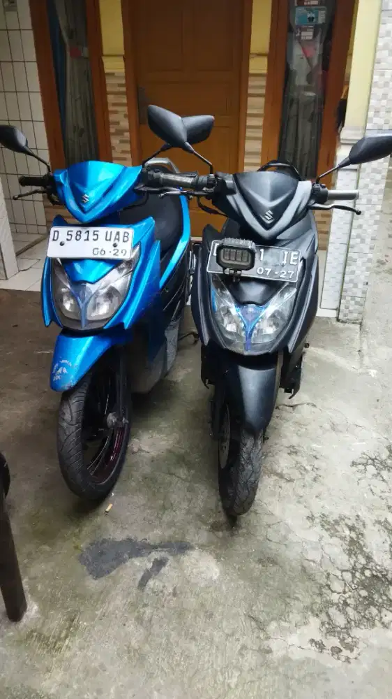 Suzuki Hayate 125 biru hitam