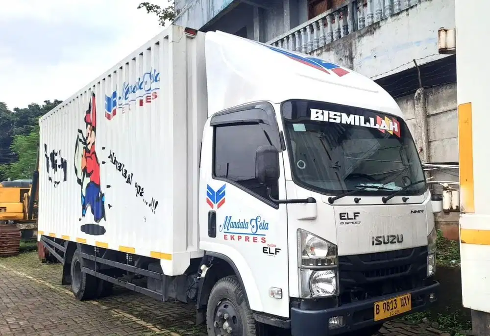 bok 6meter 29rbKM MURAH CDD LONG Isuzu elf NMR LONG Box besi 2024