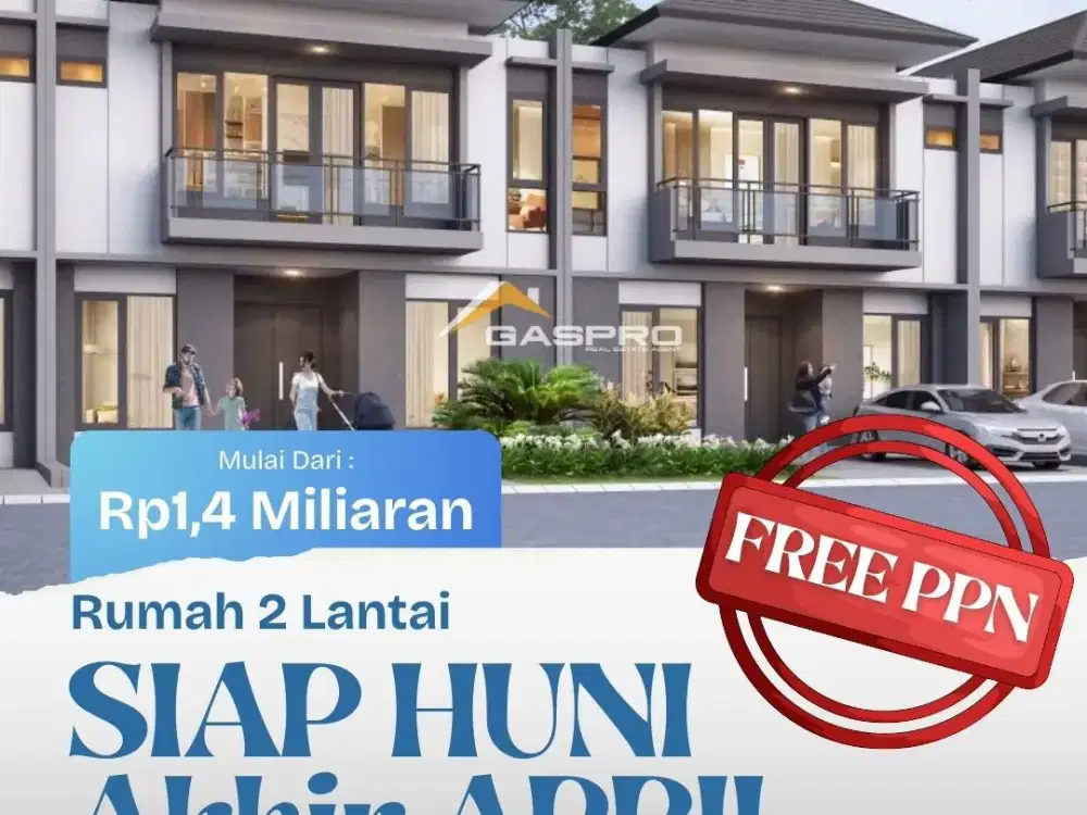 ⚡ Rumah 2 Lantai Lily – Cocok Hunian & Investasi