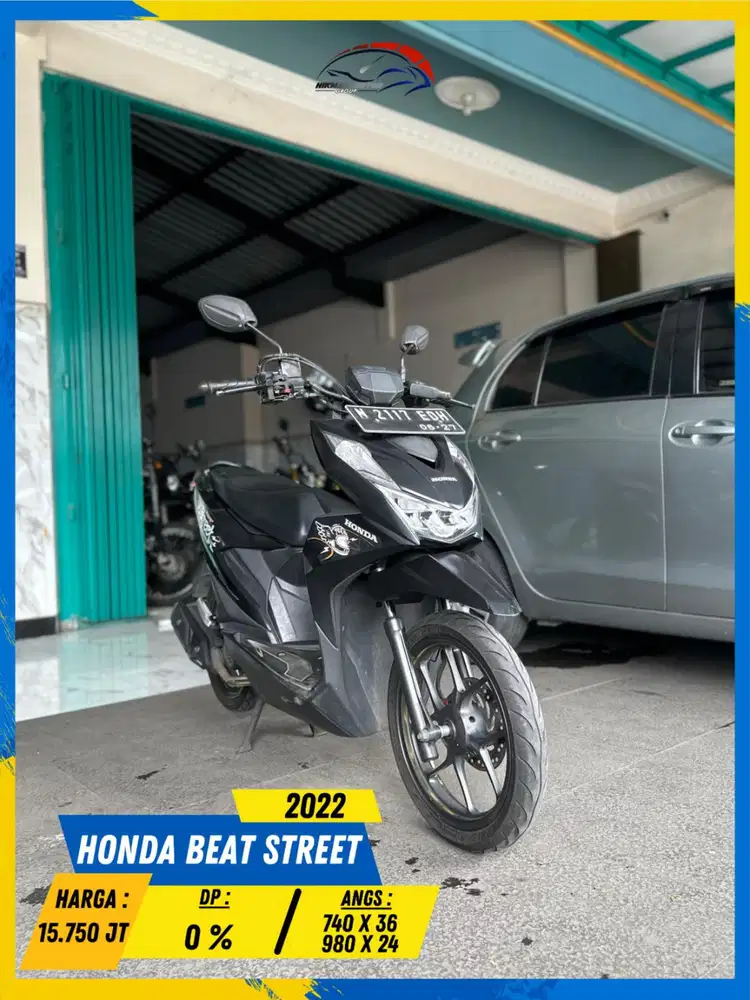 HONDA BEAT STREET 2022 MONGGO READY MASZEHH HIKMAH MOTOR KEPUH MALANG