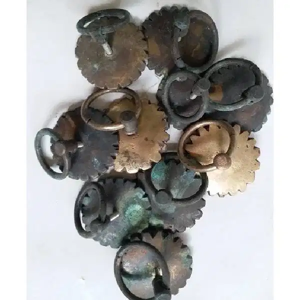 10 pcs Unik Pegangan pintu gebyok - art deco era kolonial Belanda