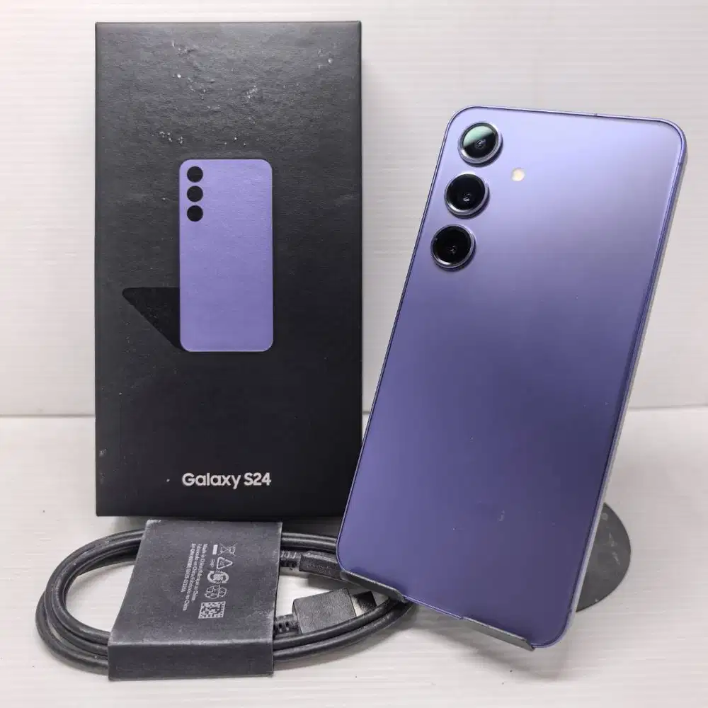 SEPERTI BARU! SAMSUNG GALAXY S24 5G 8/256 VIOLET FULLSET  EX SEIN MULU