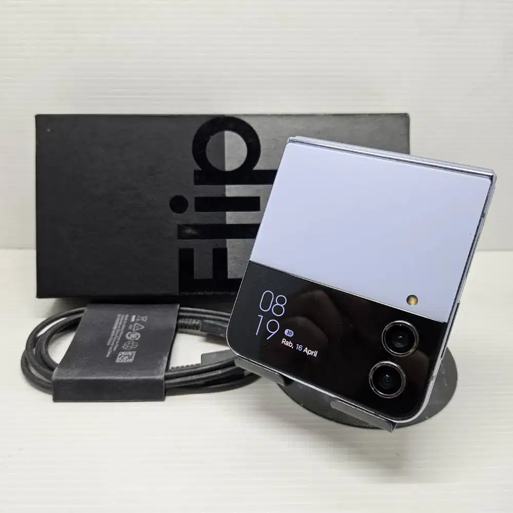 ANTI MINUS SAMSUNG GALAXY Z FLIP 4 5G 8/256 BLUE FULLSET EX SEIN MULUS