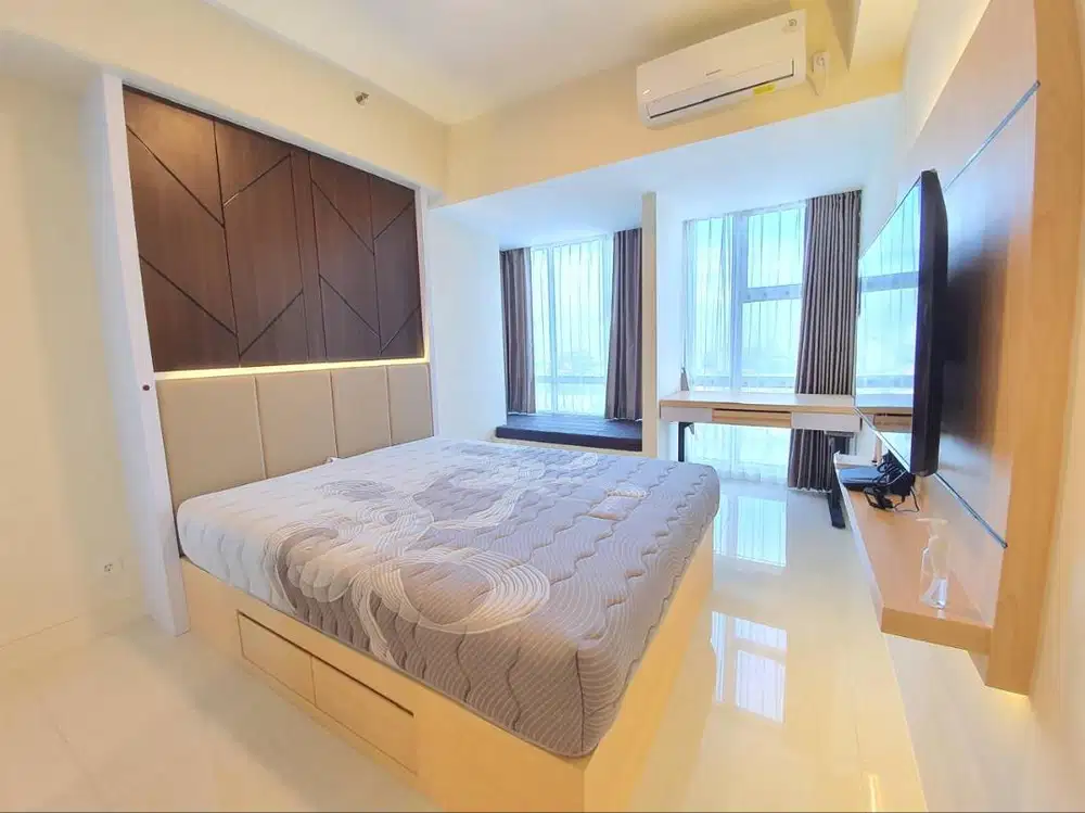 DIJUAL APARTEMEN BENSON STUDIO PLUS SIAP HUNI INTERIOR MODERN NEW GRES
