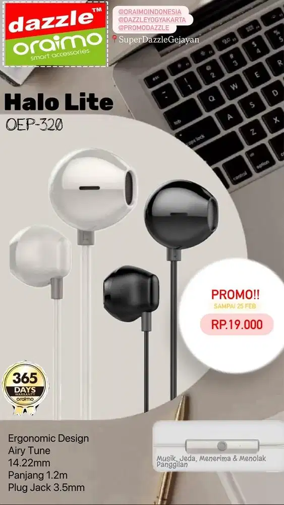 Headset Oraimo OEP-320