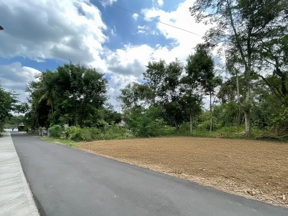 Tanah Kalasan SHM 500 Meter Barat SPBU Selomartani