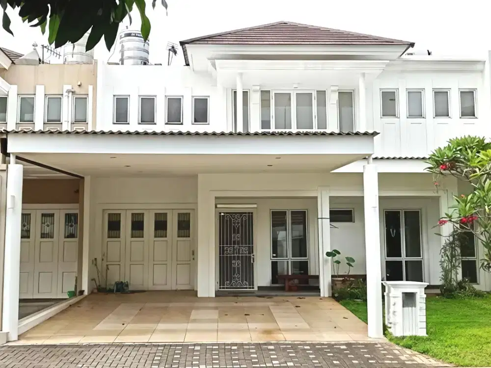 Dijual Rumah BSD De Park Frangipani - Unit Langka, Semi Furnished