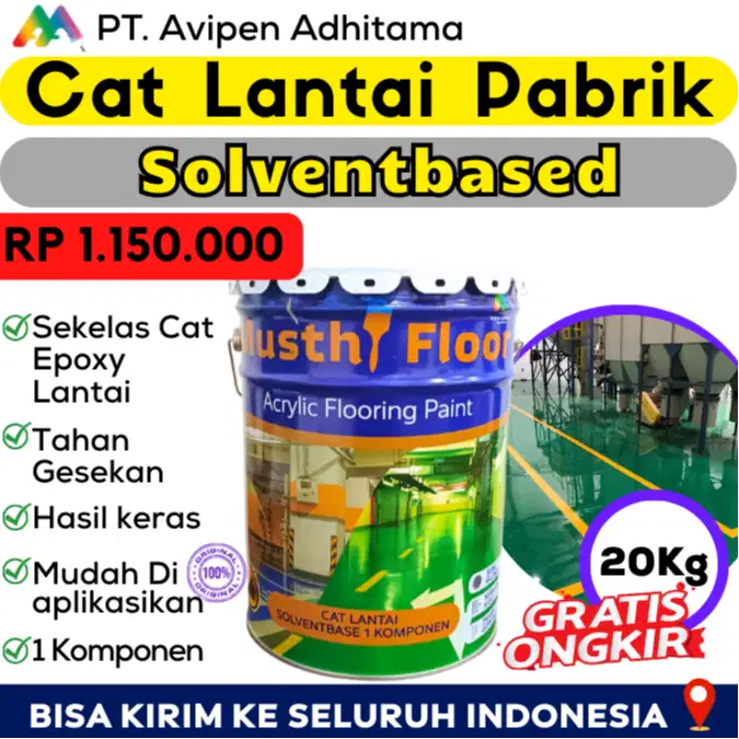 Cat Lantai Epoxy Gudang 20 Kg Self Levelling Glossy Jakarta