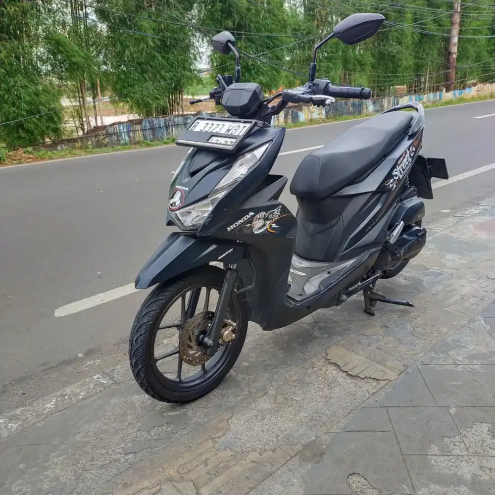Honda Beat Street 2022 Orisinil Lengkap Bagus Mesin Aluss