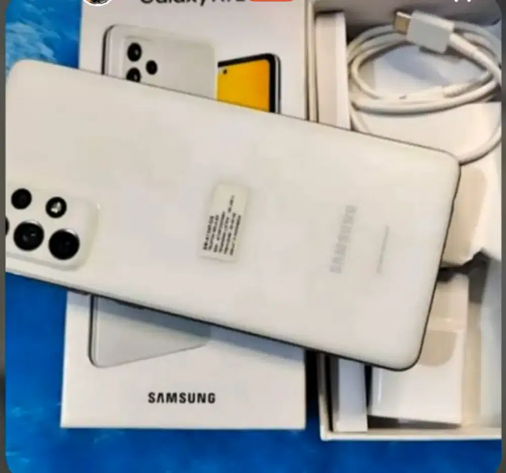 Murah hp Samsung A72 8/256 lkp, mulus masih orii semua