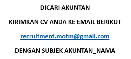 INFO LOKER FINANCE DAN AKUNTAN