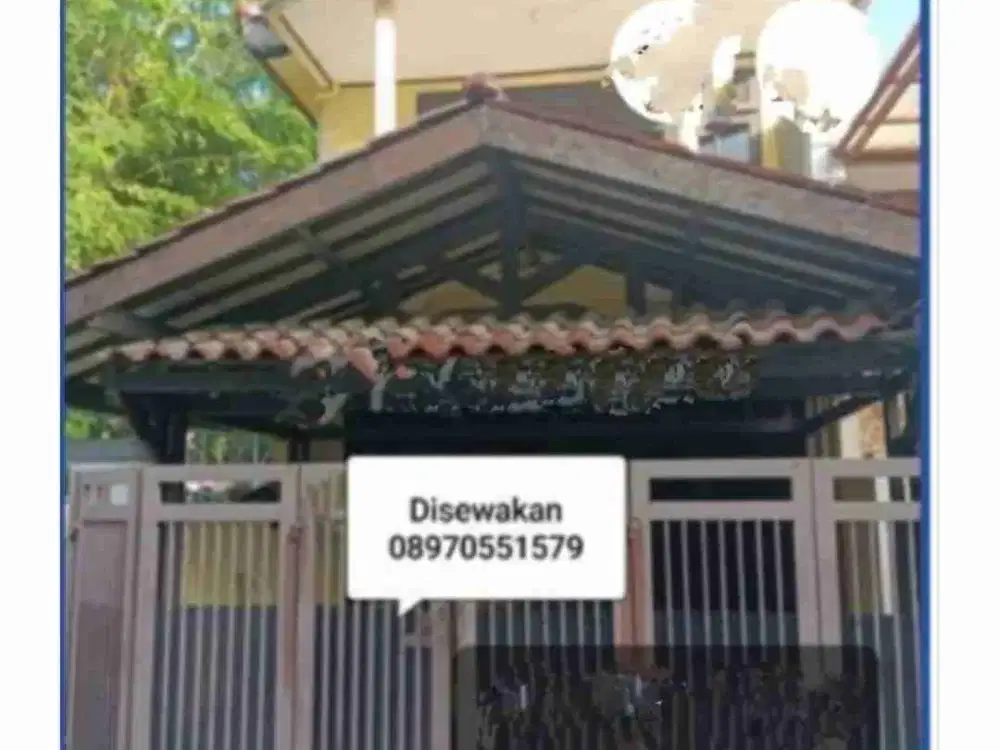 Disewakam rumah lebar 5 hook tingkat dekat tamam di kelapa gading jakut