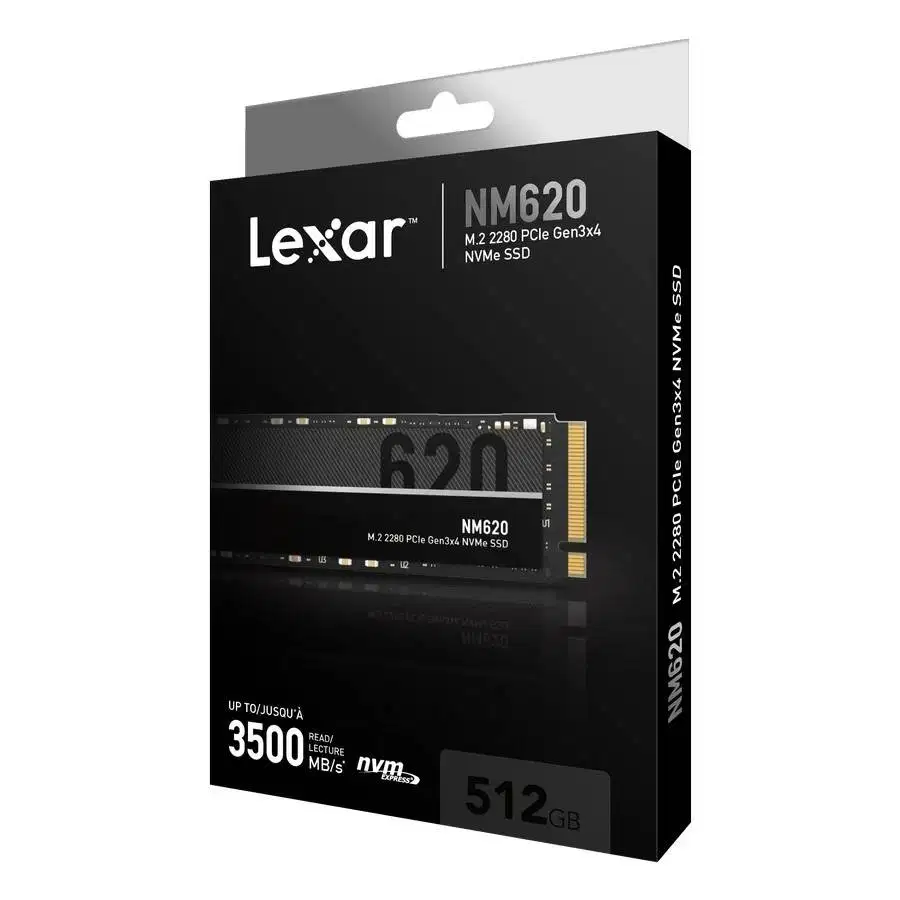 Lexar SSD NM620 M.2 NVMe PCIe 2280 Gen 3x4 - 512GB