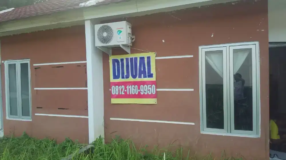 BU cepat rumah 179 juta aja jual apa adanya termasuk AC, TV, KOMPOR