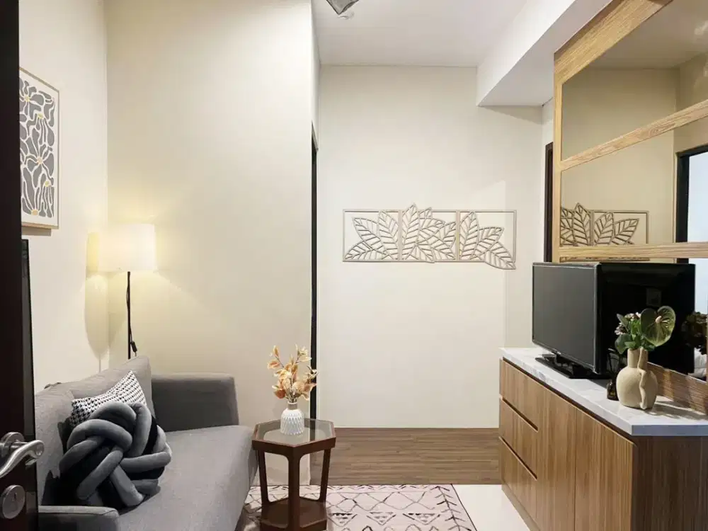 JUAL BU APARTEMEN SPRINGWOOD SERPONG 2BR FURNISHED DEKAT BINUS ALAM SUTERA